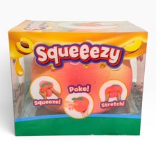Sunny Days Peach Squeeezy Squishy Fidget Toy AUTHENTIC SHIP NOW picture