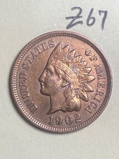 1902 Indian cent,  coin #Z67 picture