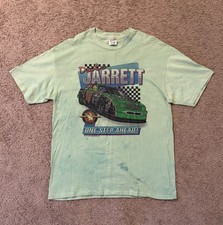 Vtg 90s NASCAR Tee Shirt Dale Jarret Winston Cup Racing Distressed Adult XL picture