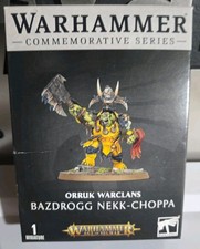 Warhammer Bazdrogg Nekk-Choppa Orruk Warlord Warboss Ltd Ed BRAND NEW AoS picture