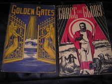 2 VINTAGE 1948 SONGBOOKS GOLDEN GATES GRACE AND GLORY HARTFORD MUSIC CHRISTIAN picture