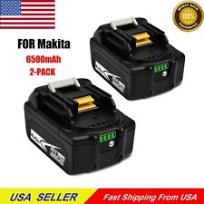 2Pack 18V 6.5Ah Battery for Makita 18 Volt LXT BL1830 BL1850 BL1860 LITHIUM ION picture