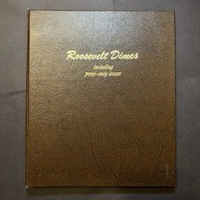 1946-1989 Roosevelt Dime Dansco Coin Album BU & Proofs + P&D RARE FULL Set picture