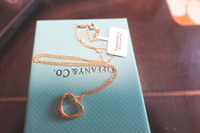 NewTlFANYCoOpen Heart Necklace 18K-Yellow Gold&750 picture
