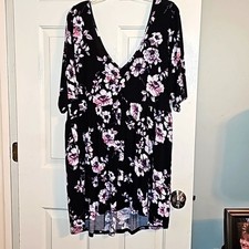 Sexy torrid hi low babydoll floral tunic picture