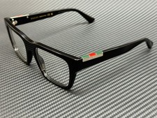 GUCCI GG1889O 005 Black Silver Men's Large 53 mm Eyeglasses picture