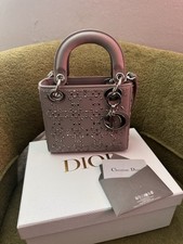 Christian Dior Mini Satin CannageCrystal Embellished Lady Dior picture