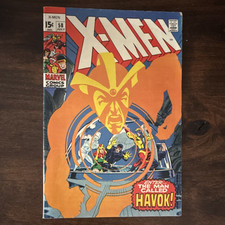 X-Men #58 1969 1st Havok in Costume Neal Adams Marvel Silver Age Key picture
