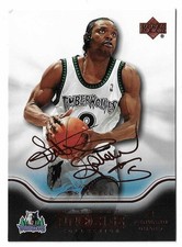 2004-05 Upper Deck Pro Sigs Latrell Sprewell Card #49 Minnesota Timberwolves picture