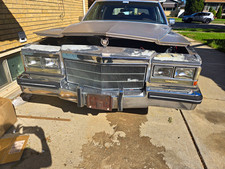 1983 Cadillac Fleetwood Broughman Chrome Grill, Bumber Headlights picture