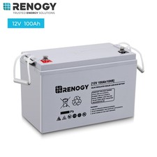 Renogy Deep Cycle AGM Battery 12 Volt 100Ah 1100A Max Discharge Current Off-Grid picture
