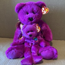 RARE Ty Beanie Buddy & Beanie Baby Millennium Bear Lot W/TAGS MINT CONDITION picture