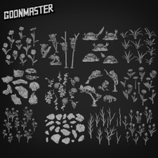 Basing Bits Bundle 175 - 186 Legion Terrain Scenery Tabletop Miniatures 28mm picture