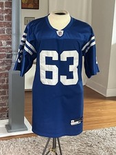 NFL Reebok Jeff Saturday Indianapolis Colts Stitched Jersey sz 52 picture