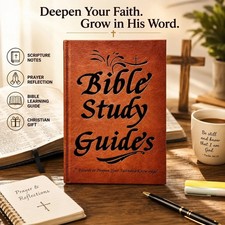 66-Page Bible Study Guide, Daily Devotional Journal,Study Notebook Based Plann picture