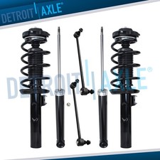 6pc Front Struts w/ Coil Spring Rear Shocks Sway Bars for Volkswagen Golf Jetta picture