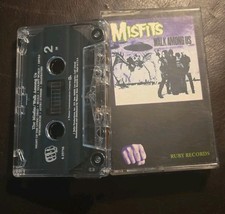 MISFITS Walk Among Us Cassette 1988 Punk Rock Ruby Records Clear Shell DANZIG picture