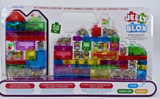 Goliath Jelly Blox Mega Pack 50 Pc Sensory Squishy Building Blocks Toy New NIB picture