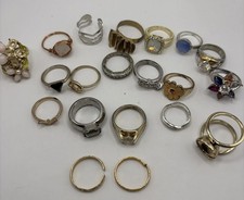 Vintage To Now Used Costume Ring Lot 20 - Mixed Color picture