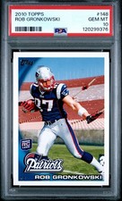 2010 TOPPS #148 ROB GRONKOWSKI ROOKIE RC PSA 10 picture