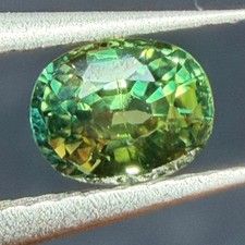0.51ct 4.8x3.8mm VS Oval Natural Green Sapphire - Heated, Australia Gemstone picture