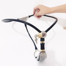 Stainless Steel Chastity Belt Invisible Lockable Adjustable Pants For Female picture