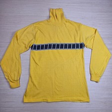 Vintage Yamaha Racing Molly Design Turtle Neck Sweater Mens L Yellow  READ SIZE picture