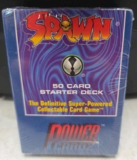 VTG SPAWN Power Cardz 50-Card Starter Deck Factory Sealed 1995 NM Caliber Games picture