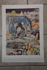 Vintage Siegfried Reinhardt Lithograph Art Print Abstract Science Technology picture