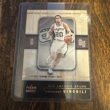 2002-03 Fleer Genuine #129 Emanuel Ginobili San Antonio Spurs Upside /2002 picture