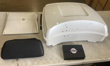 OS&D Advanblack White Onyx Pearl Razor Rear Tour Trunk Pack For '97-'26 HD picture