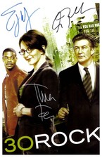 30 ROCK Signed Poster 11x17 Tina Fey, Alec Baldwin and Tracy Morgan picture