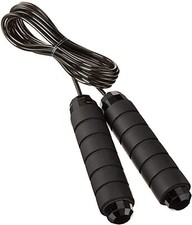 Skipping Jump Rope Tangle-Free with Ball Bearings and 6” foam Handles (2 PACK) picture