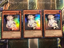 3X ASH BLOSSOM & JOYOUS SPRING 3X * ALTERNATE ART SUPER RARE RA04-EN025 YUGIOH picture