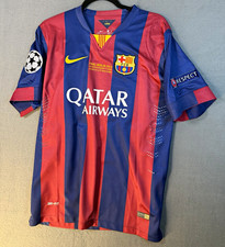Nike FC Barcelona Lionel Messi 10 Blue/Red Soccer Jersey Men’s S 2015 L picture