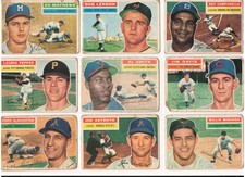 1956 Topps White Back Lot 78/80.  Missing #135 Mantle and #130 Mays picture