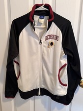Vintage NFL Washington Redskins Reebok Full-Zip Track Jacket L picture