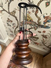 Rare Large 18th Century Stable / Birdcage Candle Holder picture