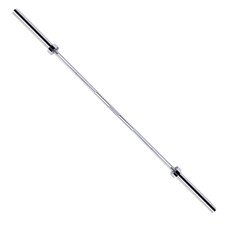 Straight Olympic Barbell, Alloy Steel, 2-Inch Diameter, Silver Finish, 6FT picture