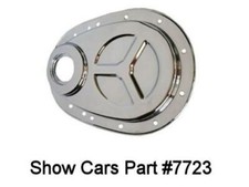 348 409 58-65 CHEVROLET IMPALA SS BEL AIR CHROME TIMING COVER MADE IN THE U.S.A. picture