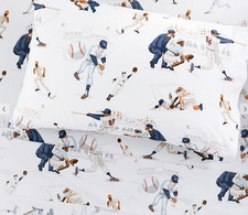 Vintage Baseball Organic Cotton Sheet Set picture
