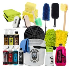 Mr. Detroit - 25pc Car Wash Detailing Kit w/Foam Blaster, Brush, Cleaner & More picture