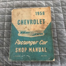 1958 Chevrolet Passenger Car Preliminary Shop Manual  picture