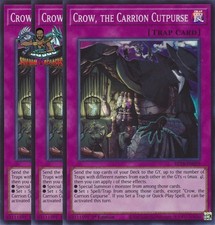 Yugioh 3x Crow, the Carrion Cutpurse BETB-EN079 Super Rare 1st Ed NM picture