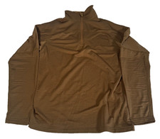 Massif PCU Level 2 Grid Fleece Pullover Top Shirt Coyote Brown Medium Regular picture