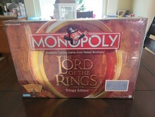 Vintage 2003 Monopoly Lord of the Rings Trilogy Edition New Still Sealed picture