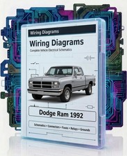 1992 Dodge Ram 2500 Color Electrical Wiring Diagrams Schematics PDF on USB picture