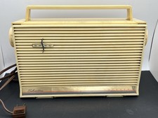 RARE Vintage Sears Silvertone Voyager Radio MCM Transistor AM Portable -TURNS ON picture