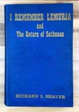 I Remember Lemuria & The Return of Sathanas 1948 Richard Shaver 1st Edition picture