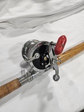 Vintage Penn Senator 3/0 Game Fish Reel Made in USA Red Torpedo Grip  picture
